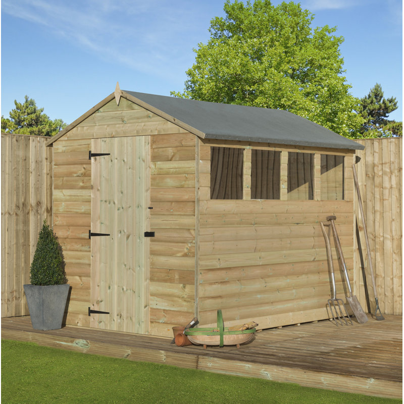 wfx utility 5 ft. w x 6 ft. d shiplap wooden shed
